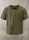 Light Weight Unlined Mauve Green Leather T-shirt