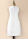 White Bowie Leather Dress - # 753
