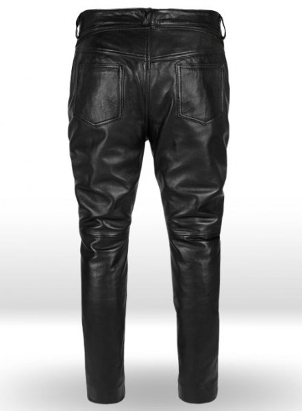  Leather Biker Jeans - Style #505