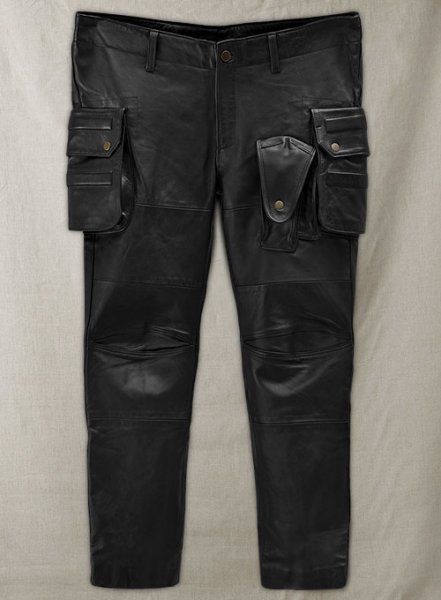 (image for) Brad Pitt Leather Pants