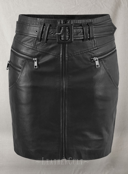 Cowgirl Leather Skirt - # 198 - Click Image to Close