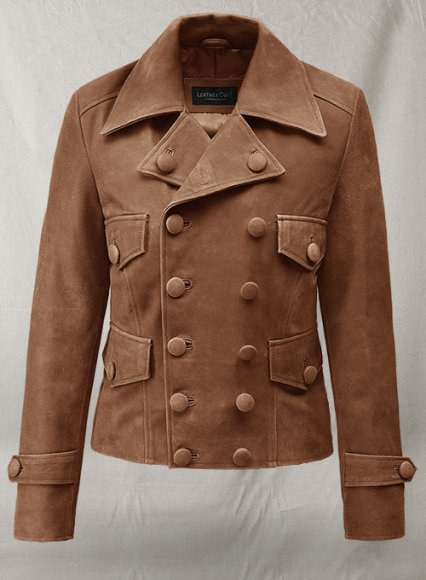 Light Vintage Tan Hide Leather Jacket Style # 298