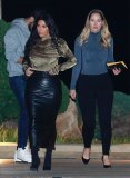 (image for) Kim Kardashian Leather Skirt