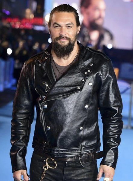 (image for) Jason Momoa Aquaman Premiere Leather Jacket