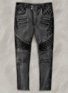 (image for) Outlaw Burnt Charcoal Leather Pants