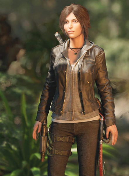 (image for) Alicia Vikander Lara Croft Tom Raider Leather Jacket