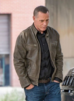 (image for) Jason Beghe Chicago P.D. Leather Jacket