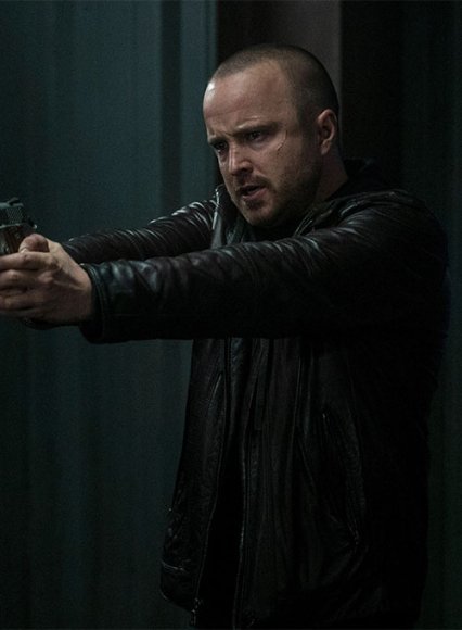 (image for) Aaron Paul El Camino A Breaking Bad Movie Leather Jacket
