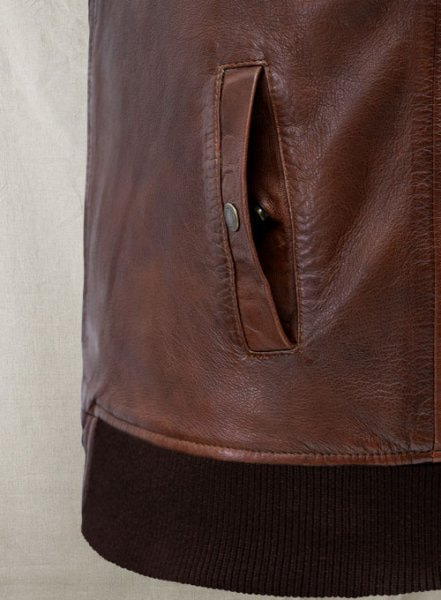 Spanish Brown Tom Cruise Leather Jacket #2