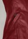Cherry Red Leather Jacket #292