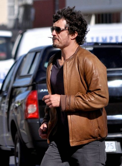 (image for) Orlando Bloom Zulu Leather Jacket