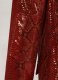 Bold Red Python Floyd Mayweather Leather Blazer