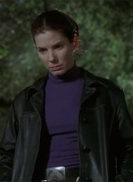 (image for) Sandra Bullock Murder by Numbers Leather Trench Coat