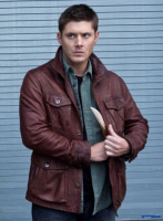(image for) Jensen Ross Ackles Supernatural Season 7 Leather Jacket