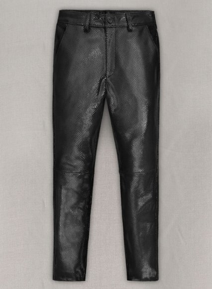 Selena Gomez Leather Joggers : LeatherCult: Genuine Custom Leather