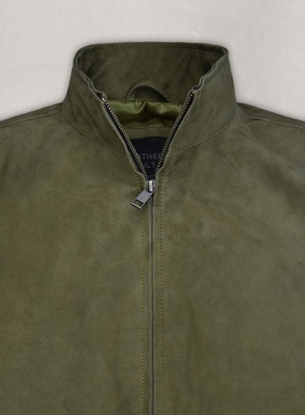 (image for) Woodland Green Suede Ryan Reynolds Leather Jacket