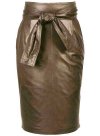 (image for) Bonded Leather Skirt - # 436