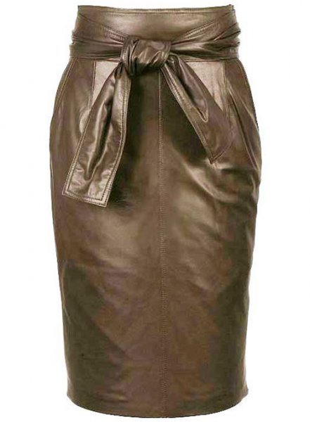 Bonded Leather Skirt - # 436