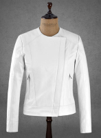 (image for) White Sofia Vergara Leather Jacket #1