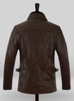 (image for) Wrinkled Brown Bruce Willis Surrogates Leather Jacket