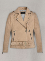(image for) Wiella Biker Suede Leather Jacket