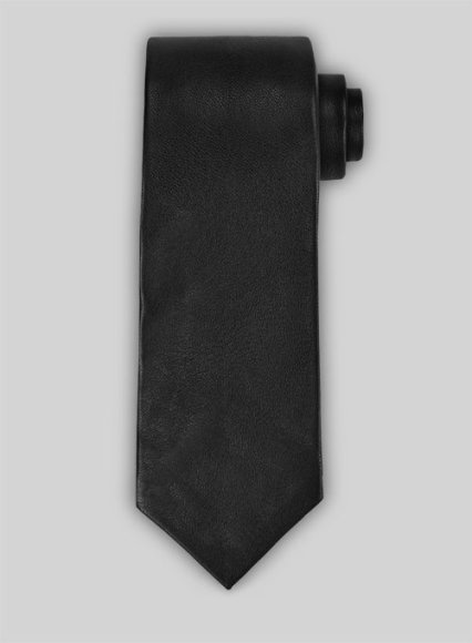 (image for) Black Leather Tie