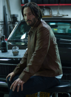 (image for) Keanu Reeves John Wick Leather Jacket