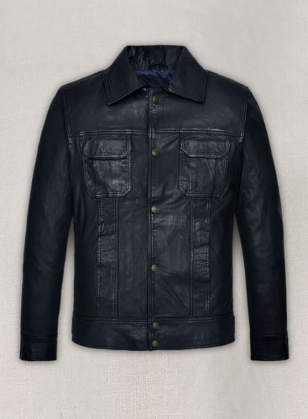 (image for) Lucas Bravo Emily In Paris Leather Jacket