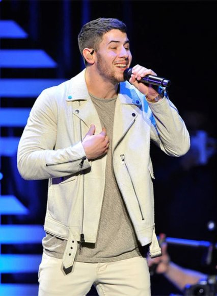 (image for) Nick Jonas Leather Jacket #3