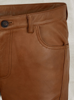 (image for) Log Cabin Brown Wax Noach Leather Pants