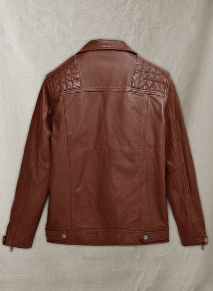 Ironwood Tan Biker Leather Jacket