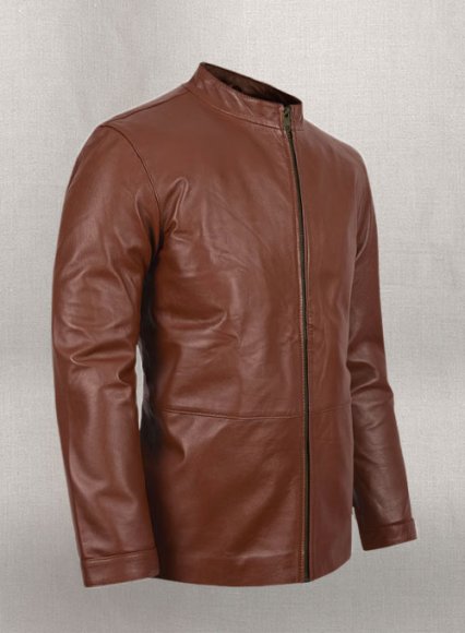 (image for) Tan Brown Minority Report Leather Jacket