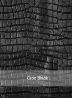 (image for) Croc Black Leather Blazer