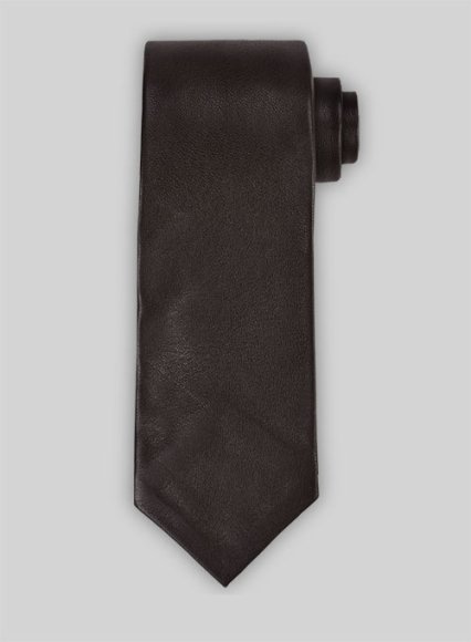 (image for) Dark Brown Leather Tie
