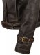 Rubbed Brown Captain America Scarlett Johansson Leather Jacket