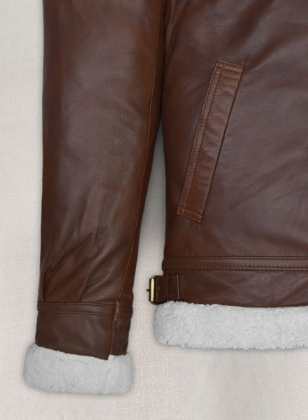 (image for) B3 Aviator Spanish Brown Leather Jacket