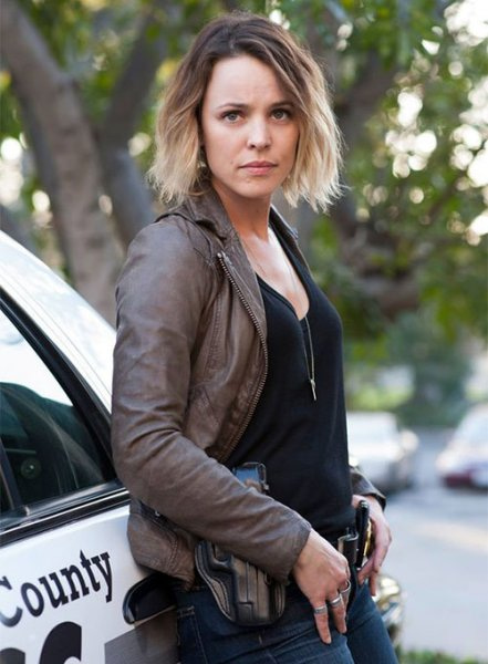 (image for) Rachel McAdams True Detective Leather Jacket
