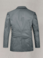 (image for) Soft Sherpa Gray Leather Blazer