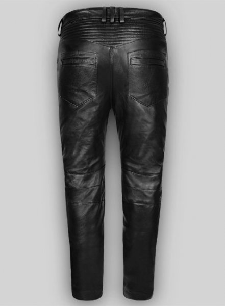 Outlaw Burnt Maroon Leather Pants : LeatherCult: Genuine Custom Leather  Products, Jackets for Men & Women