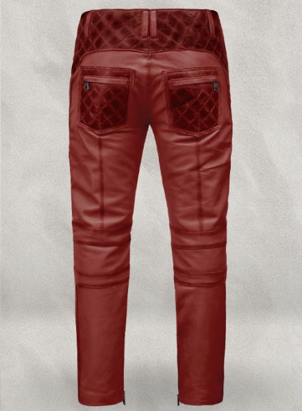 (image for) Outlaw Burnt Red Leather Pants