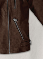 (image for) Dark Brown Suede Vanessa Hudgens Leather Jacket #3