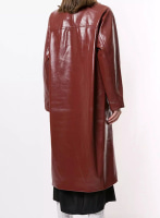 (image for) Elle Leather Long Coat