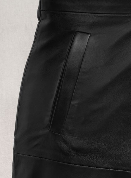 Zoe Kravitz Leather Long Coat : LeatherCult: Genuine Custom Leather ...
