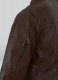 Wrinkled Brown Gerard Butler Leather Jacket #1