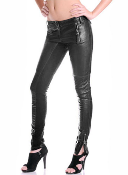 (image for) Leather Biker Jeans - Style #502
