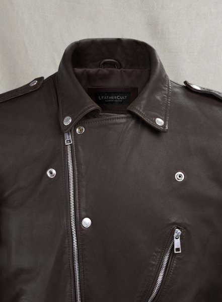 (image for) Beast Brown Biker Leather Jacket