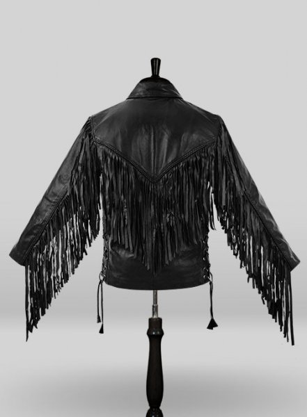 (image for) Leather Fringe Jacket #1006