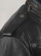 Thick Black Leather Jacket # 641