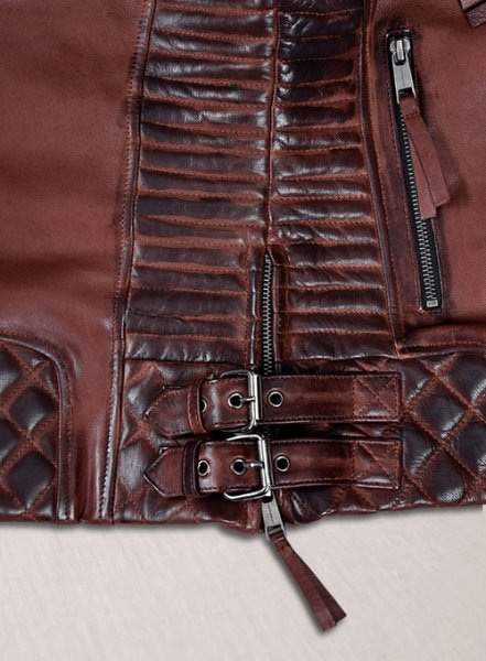 Outlaw Burnt Maroon Leather Pants : LeatherCult: Genuine Custom Leather  Products, Jackets for Men & Women