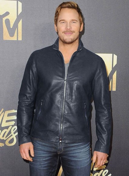 Chris Pratt Leather Jacket #4 Chris Pratt Leather Jacket #4
